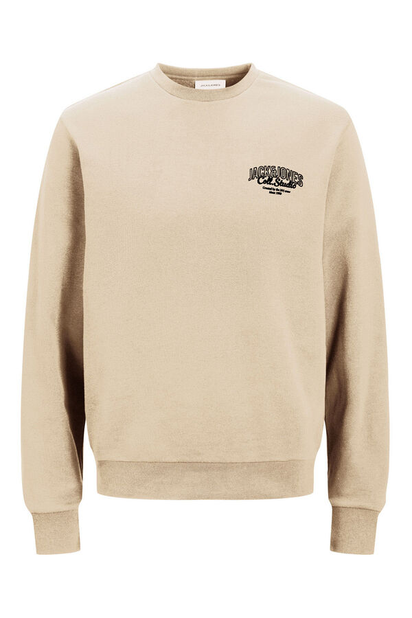 Jack & Jones Sweatshirt básico com logo  branco