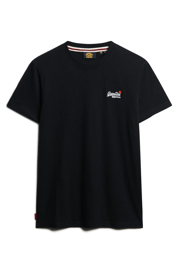 Superdry T-shirt com logo da Superdry preto