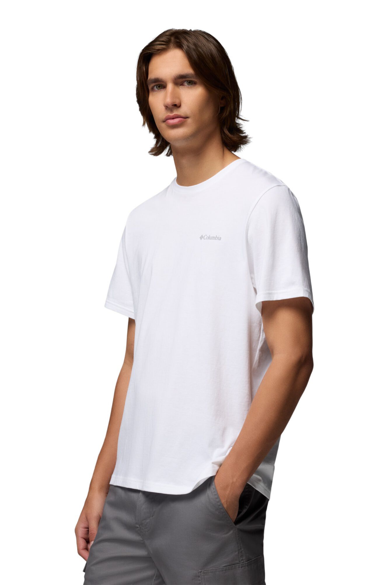Columbia T-shirt b&aacute;sica de algod&atilde;o