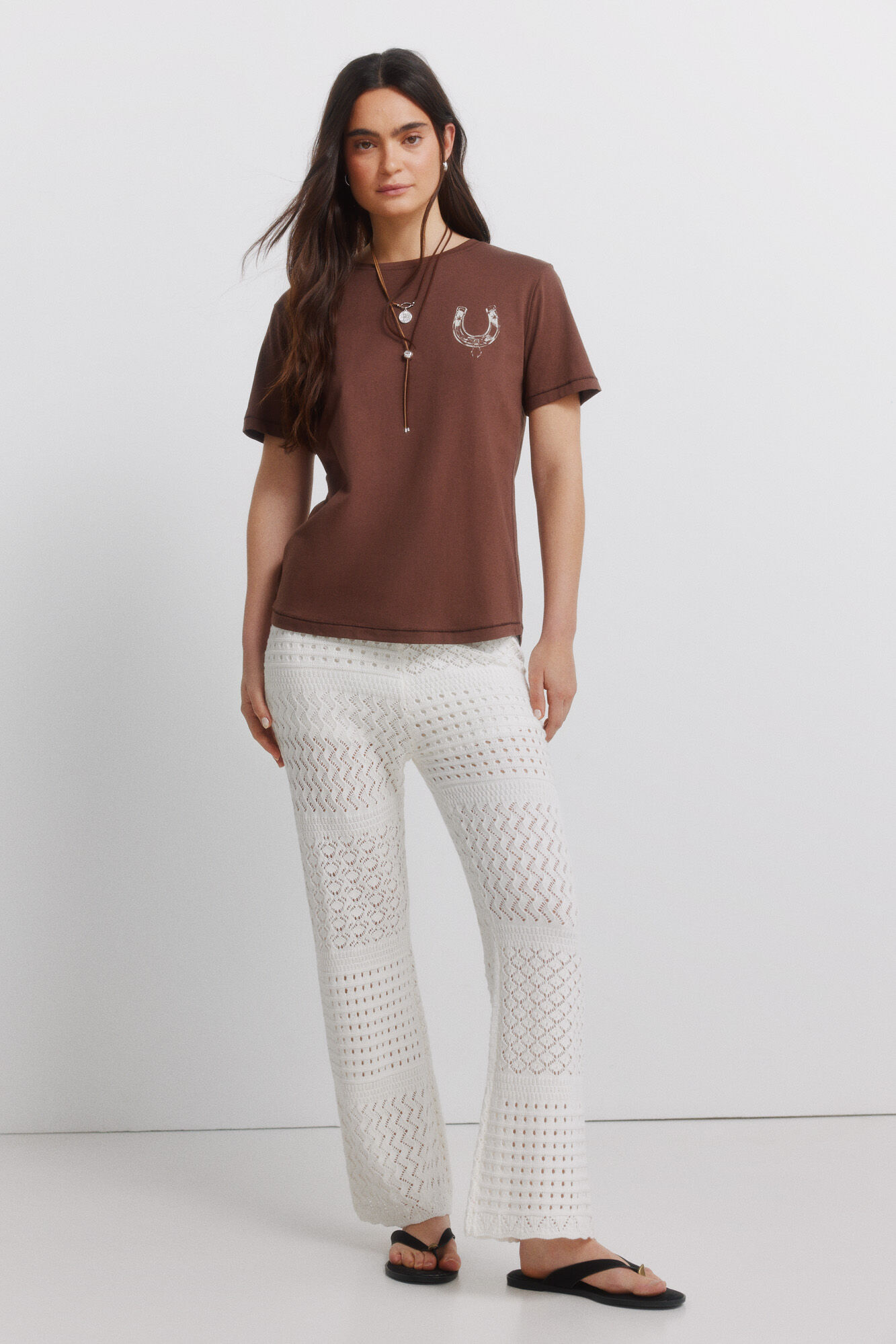 Springfield Pantal&oacute;n largo pointelle