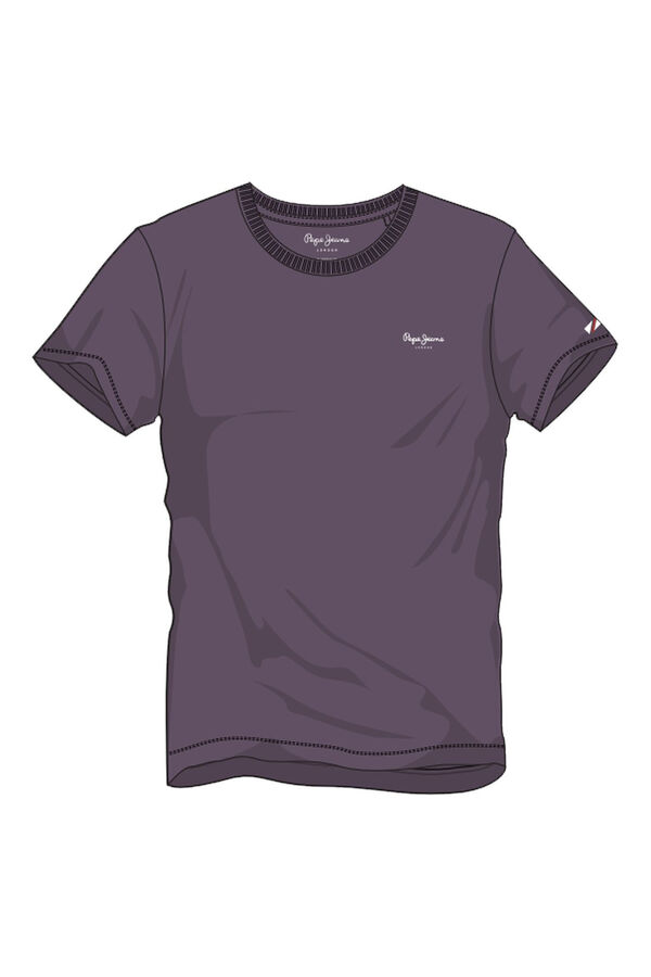 Pepe Jeans T-shirt básica original de manga curta 3n rosa