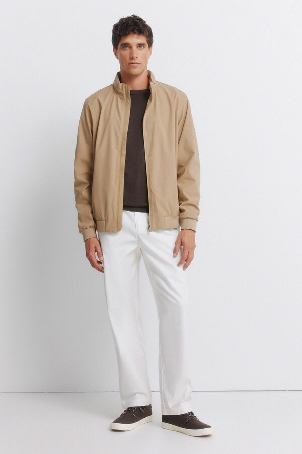 Springfield Casaco t&eacute;cnico castanho