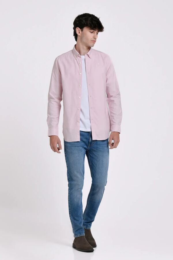 JVZ Camisa Oxford lisa rosa