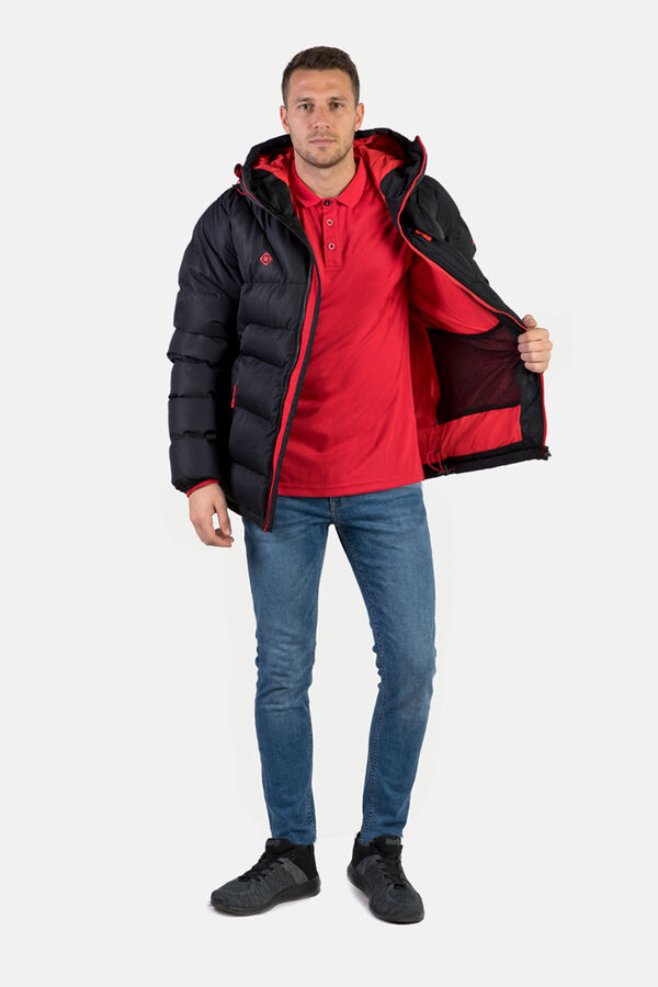 Izas Water-repellent fiberfill jacket black