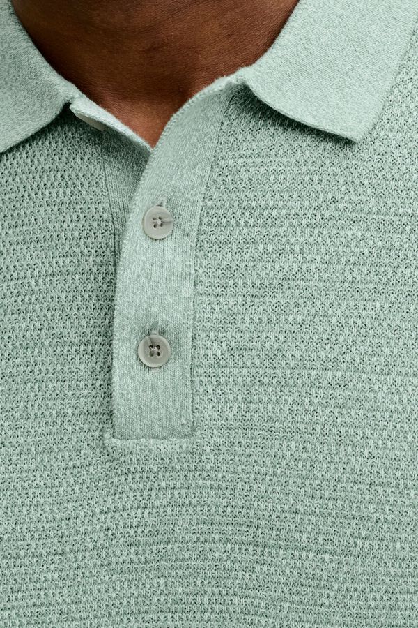 Jack & Jones Polo regular fit em malha verde