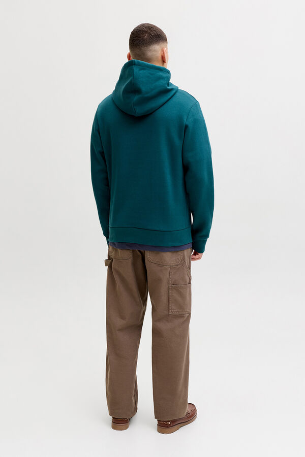 Jack & Jones Sweatshirt de capuz regular fit azul