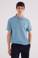 Springfield Polo piqué básico regular fit azul