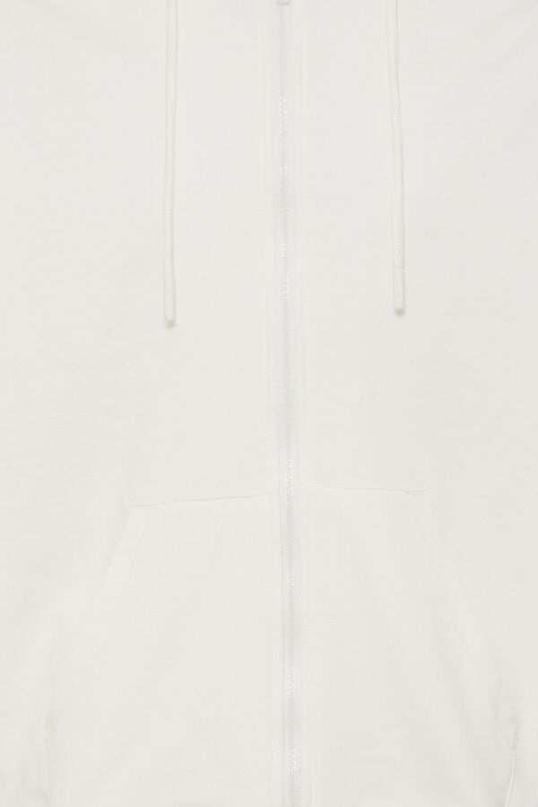 Blend Sweatshirt com capuz branco