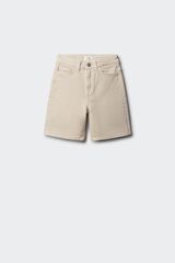 Springfield Kids Bermuda straight denim para crian&ccedil;a branco