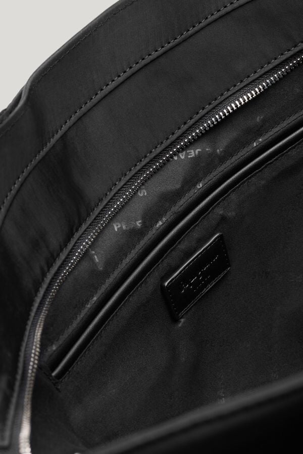 Pepe Jeans Mala tote bag de grande capacidade preto
