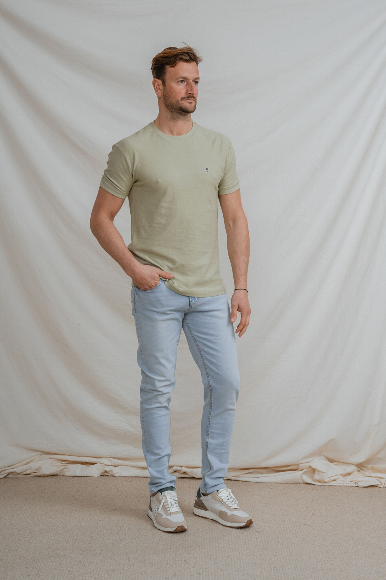 Celopman Denim slim b&aacute;sico