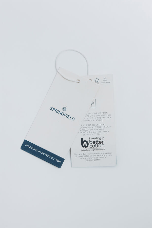 Springfield Camiseta gráfica ocidental cru