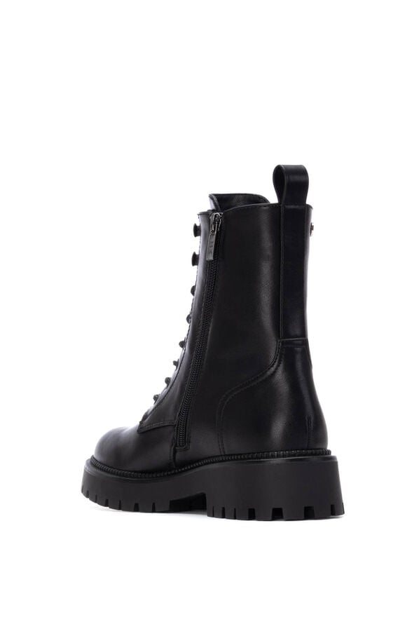 XTI Bota de amarrar preto