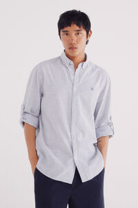 Springfield Camisa riscas de algodão