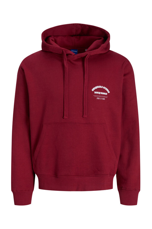 Jack & Jones Hood studio sweatshirt red