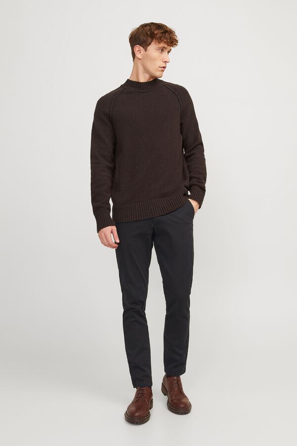 Jack & Jones Cal&ccedil;as chino slim preto