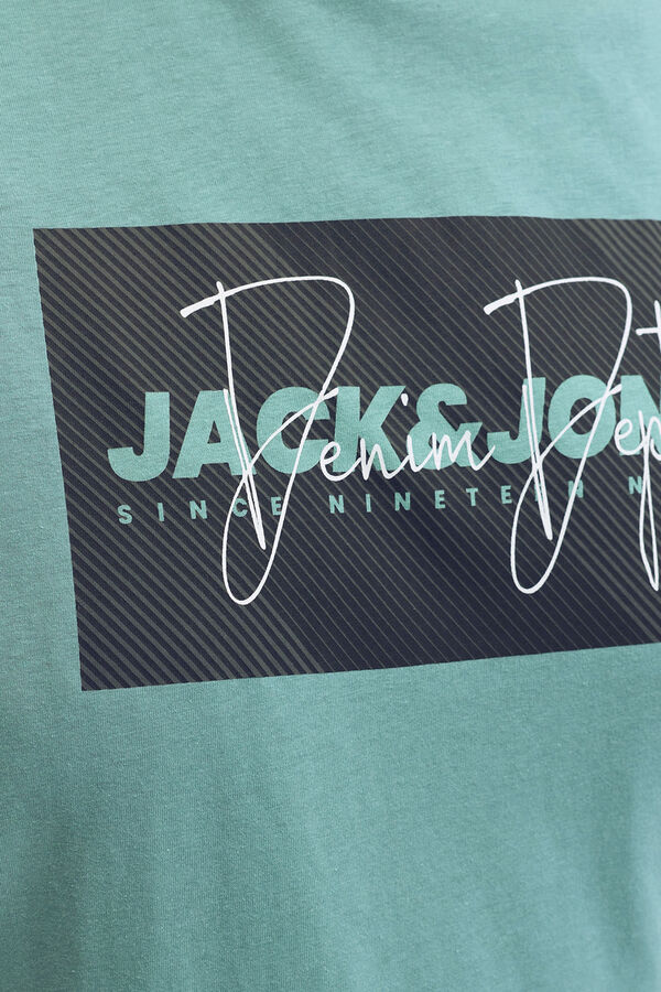 Jack & Jones PLUS T-shirt logo azul