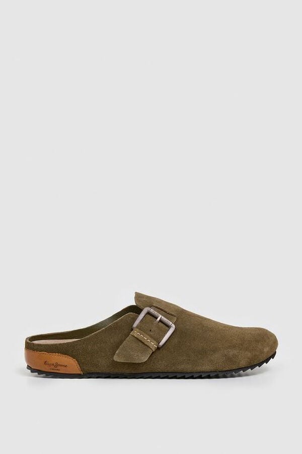Pepe Jeans Sand&aacute;lia Masculina Corby Clog verde