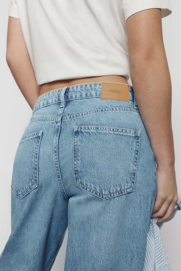 Springfield Cal&ccedil;as jeans largas azul