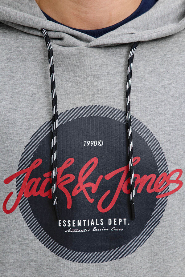 Jack & Jones sweatshirt e logo cinzento