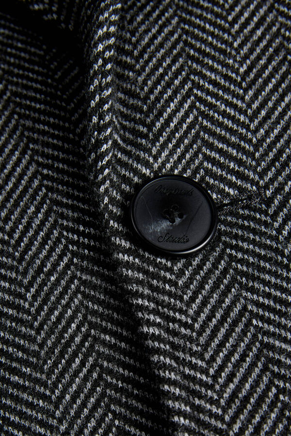 Jack & Jones Sobretudo comprido com bot&otilde;es cru