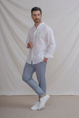 Celopman Camisa flam&ecirc; gola mao branco