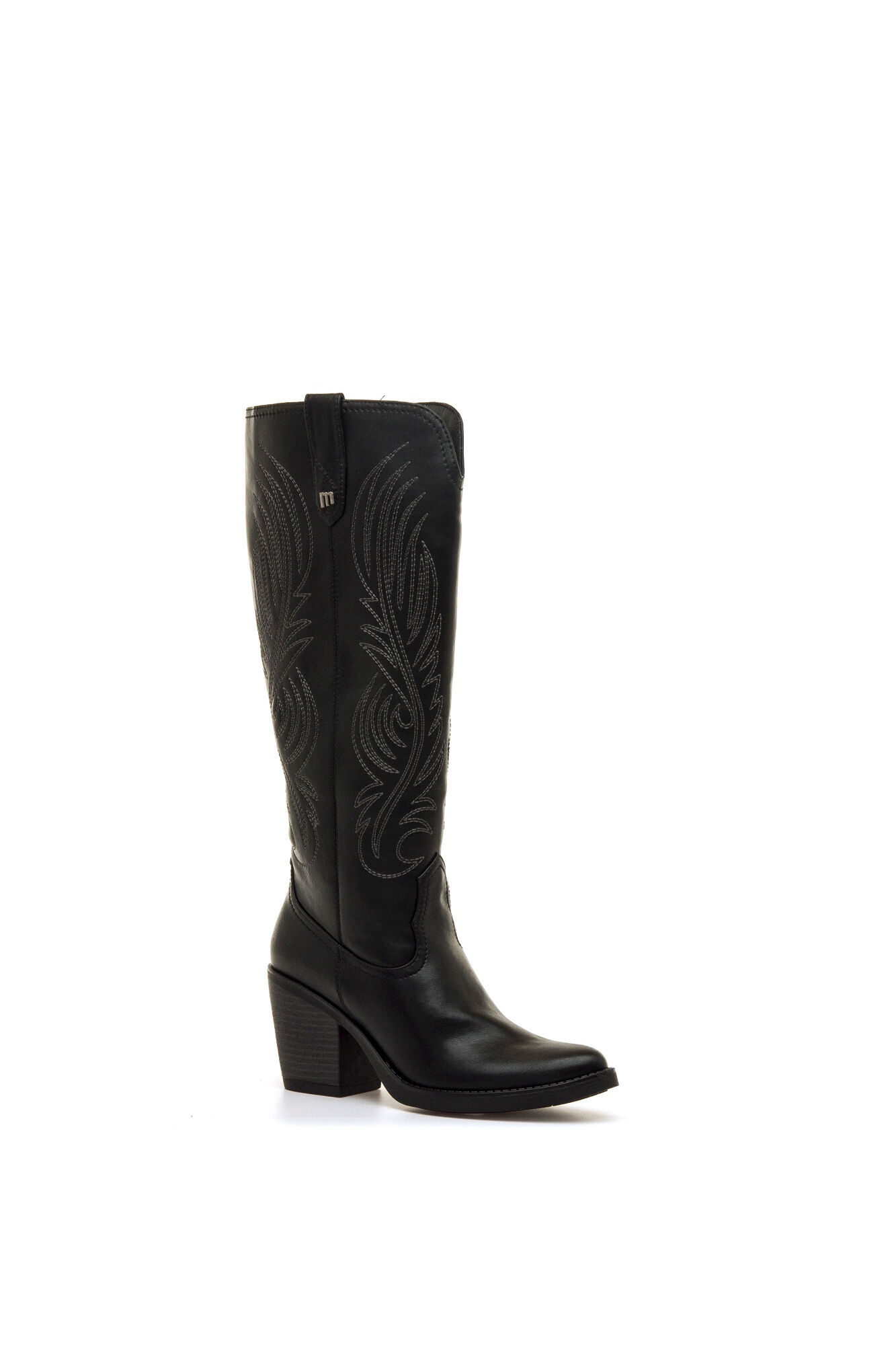 MTNG Botas cowboy de ca&ntilde;a alta con bordados