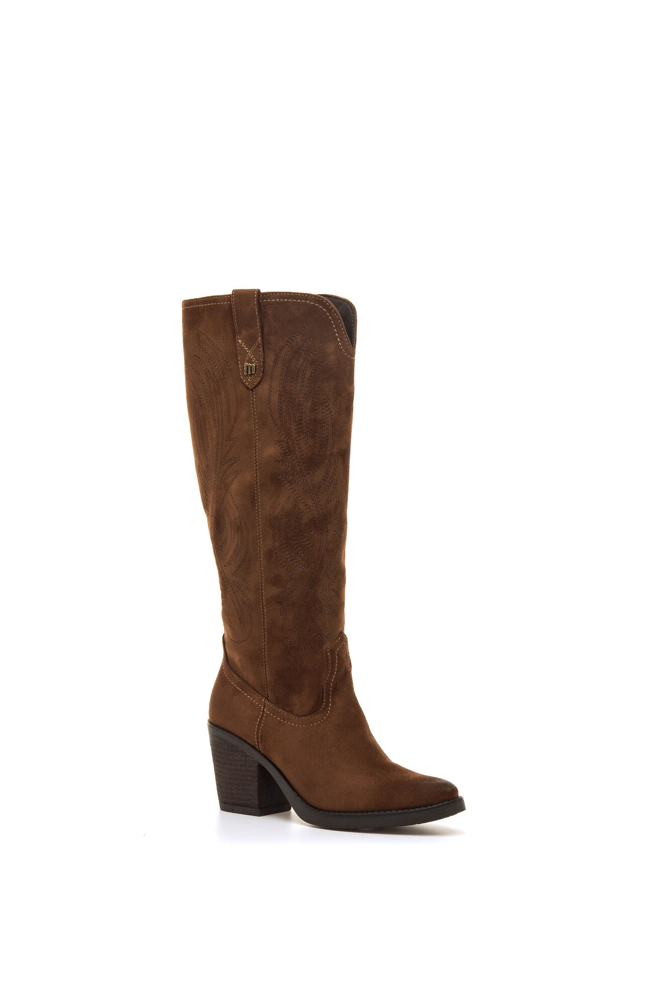 MTNG Botas cowboy de ca&ntilde;a alta con bordados