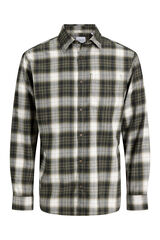 Jack & Jones PLUS Camisa de flanela de manga comprida verde