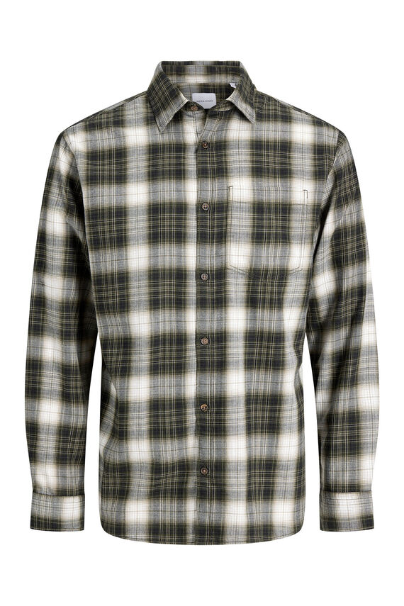 Camisa de franela manga larga