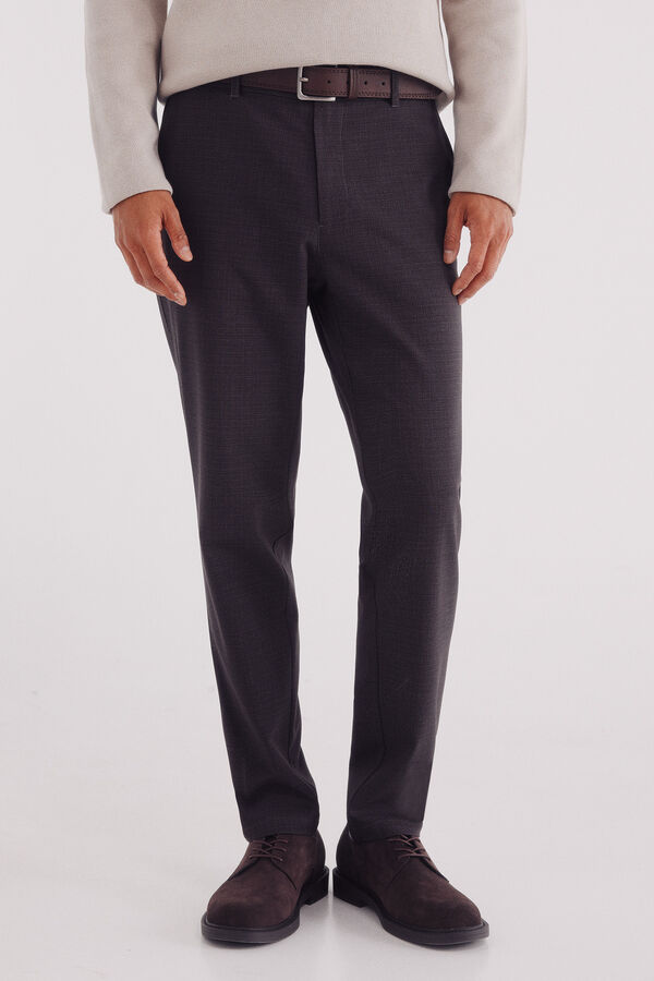 Springfield Calça calças chino Paul Comfort Fit cru