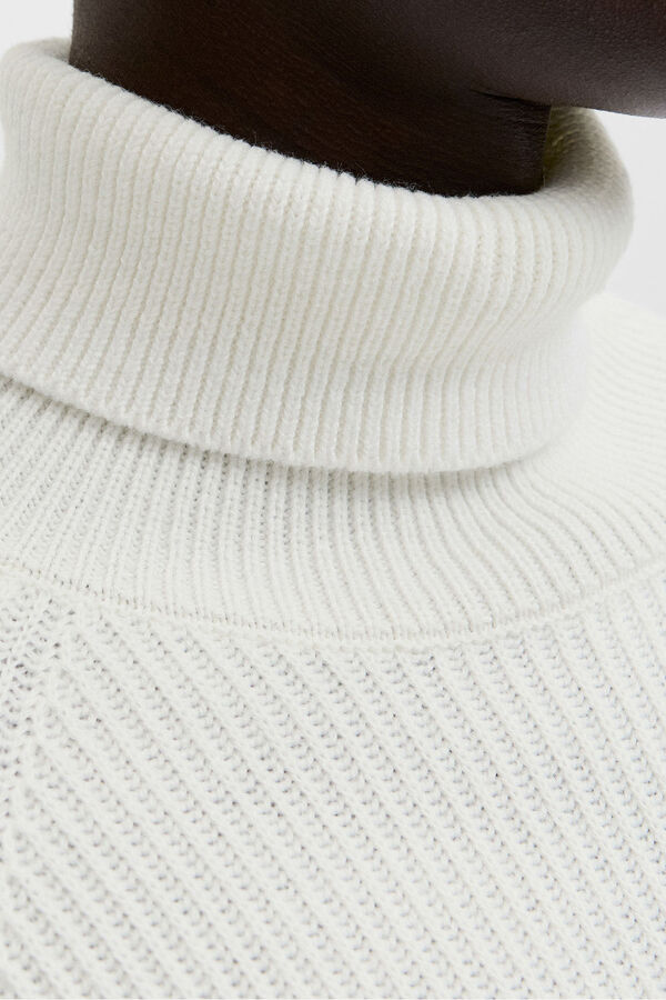 Jack & Jones Camisola básico de gola branco