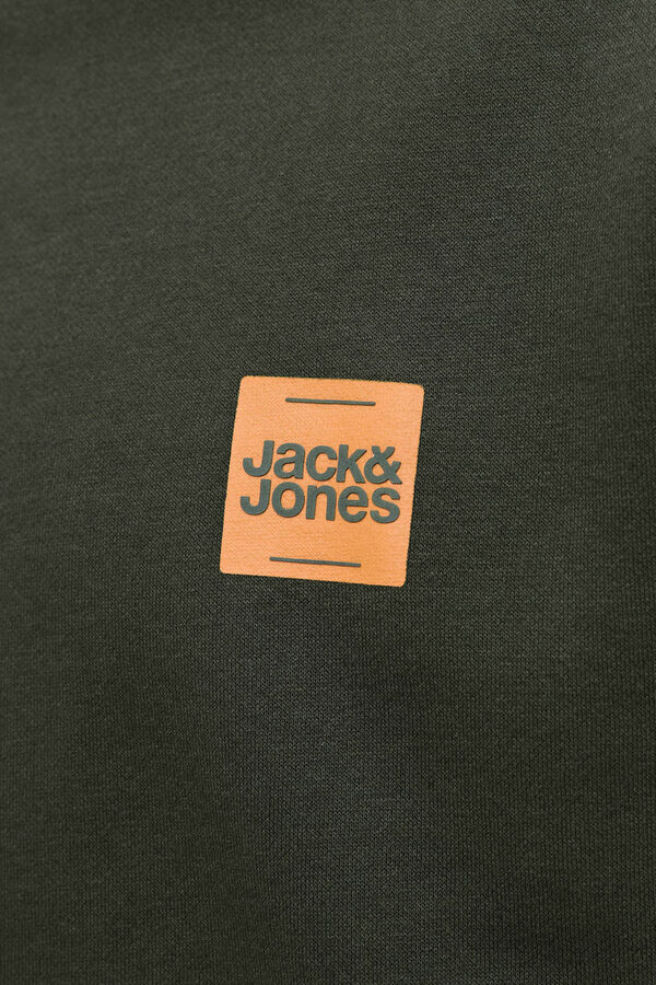 Jack & Jones Sweatshirt com logo contrastante verde