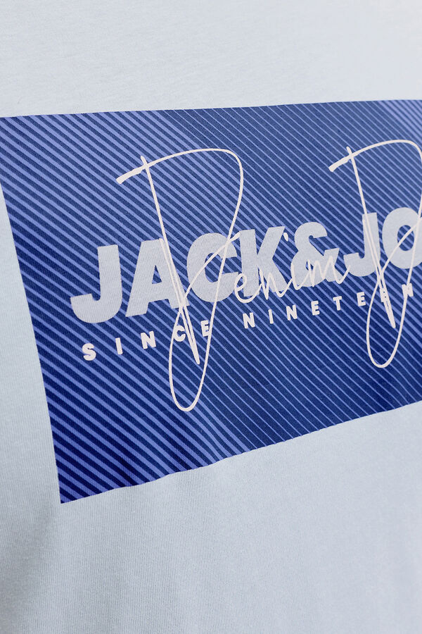 Jack & Jones PLUS T-shirt logo azul