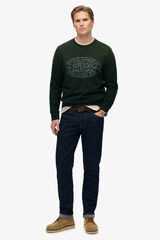 Superdry Sweatshirt logo estampado  verde