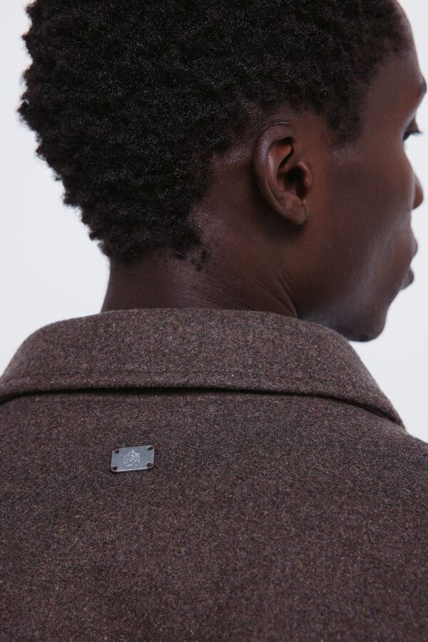 Springfield Sobrecamisa com efeito de lã cru