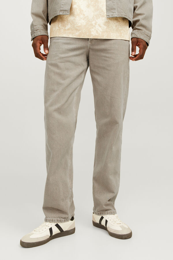 Jack & Jones Calça jeans larga cru