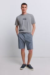 Springfield Bermuda leve relaxed fit azul