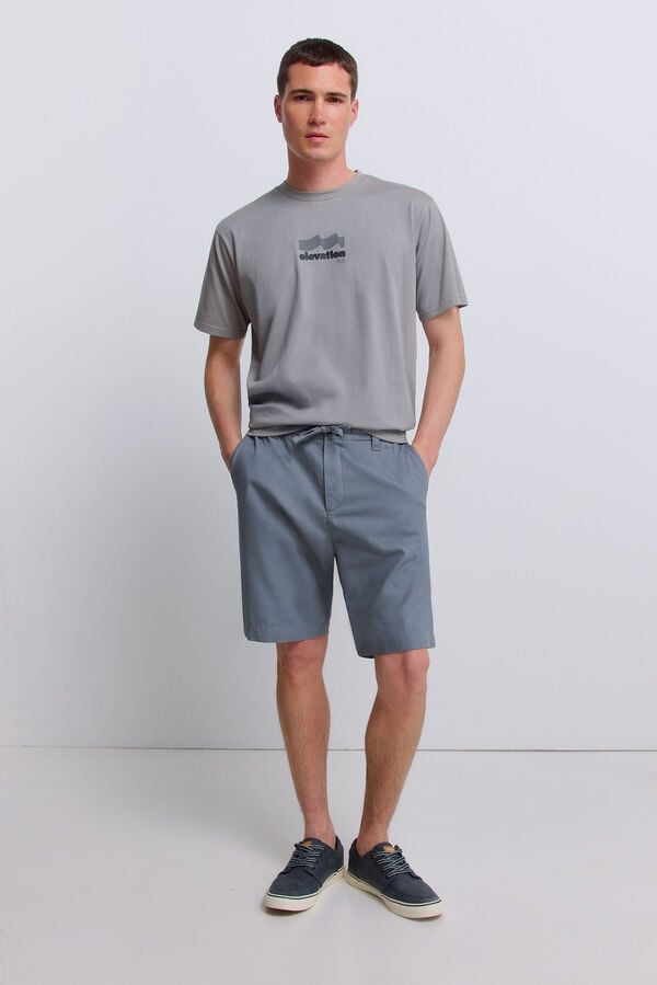 Springfield Bermuda leve relaxed fit azul