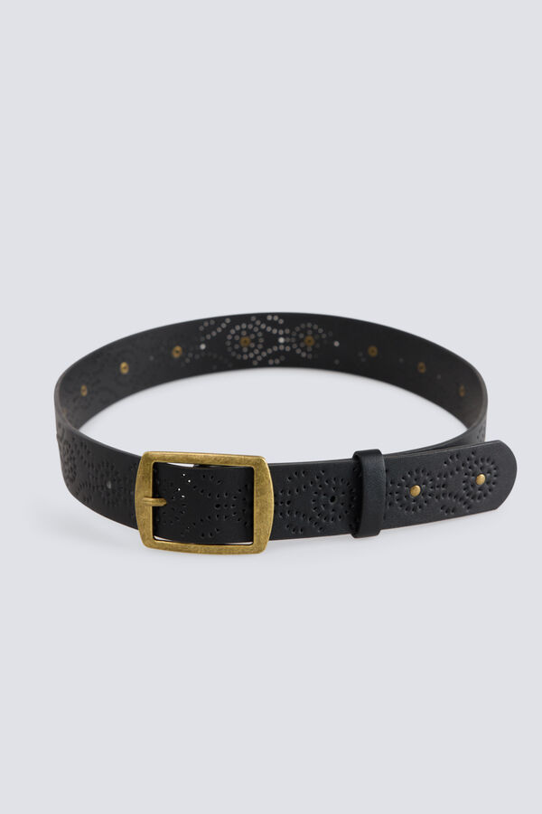 Springfield Cinto preto com tachas preto