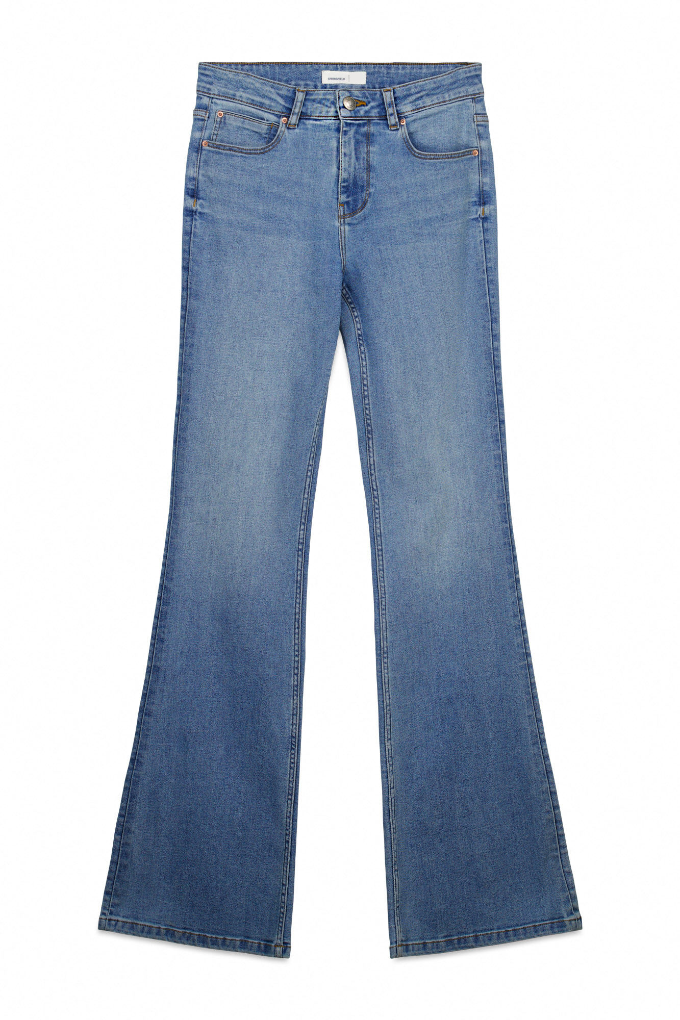 Springfield Jeans cintura m&eacute;dia flare 