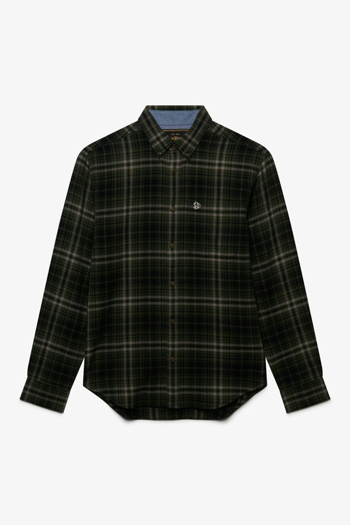 Superdry Camisa de manga comprida aos quadrados