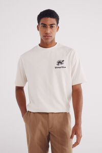 Springfield Camiseta bordado étnica