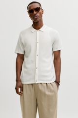 Jack & Jones Camisola de malha regular fit branco