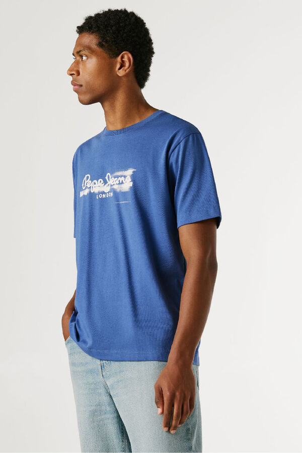 Pepe Jeans T-shirt manga curta azul