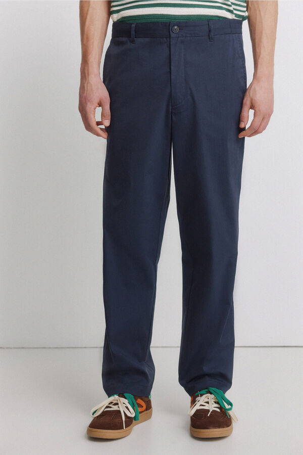 Springfield Cal&ccedil;as chino leves relaxed fit azul