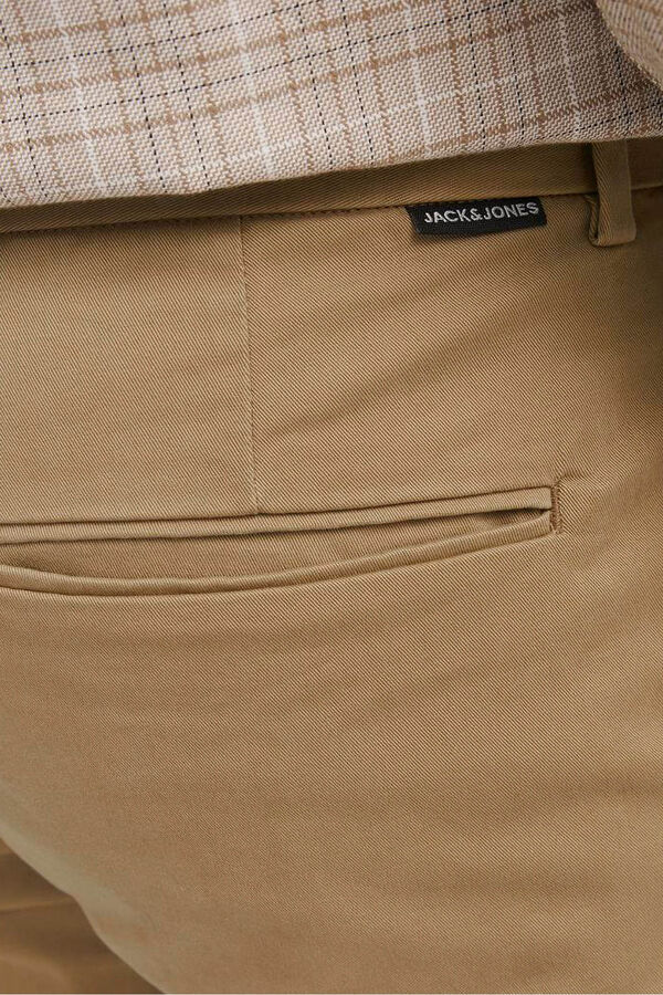 Jack & Jones Cal&ccedil;as chino de corte relaxado cru