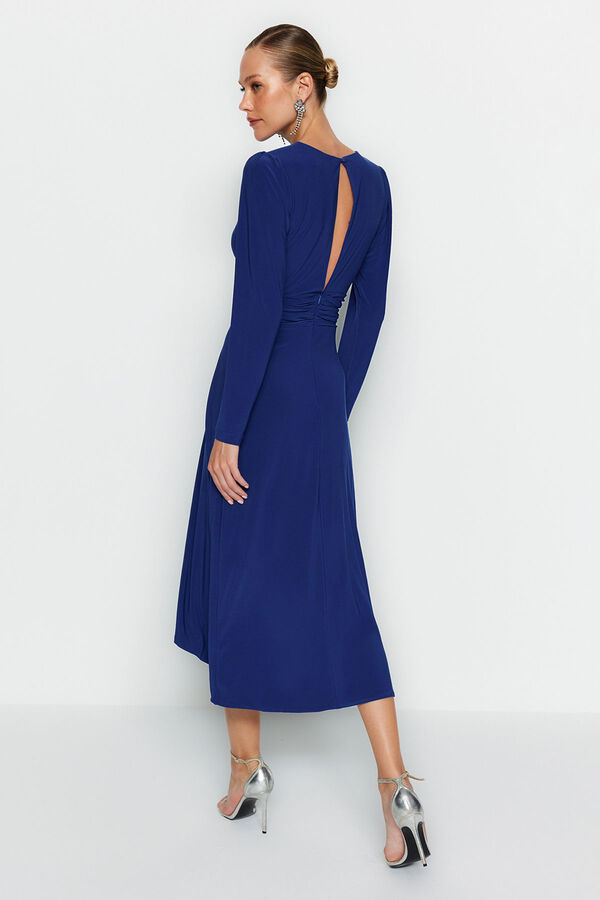 Trendyol Vestido de noite azul