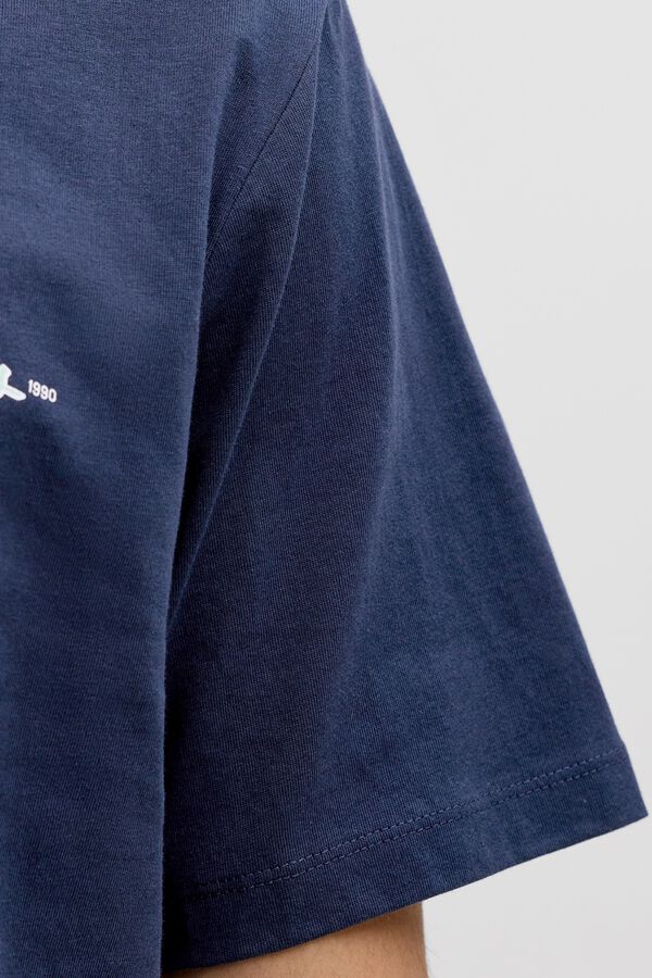 Jack & Jones Polo regular fit em algod&atilde;o azul