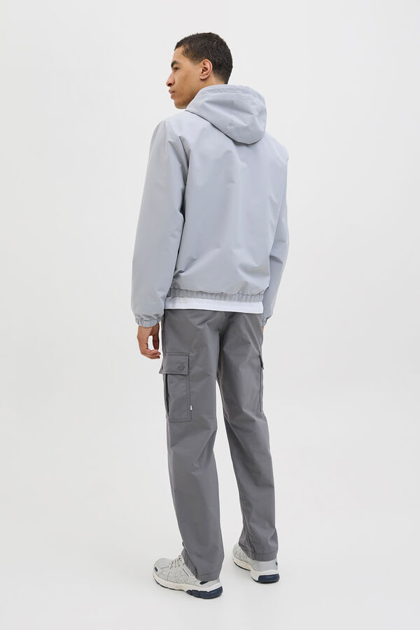 Jack & Jones Calça cargo com ajuste relaxado cinzento